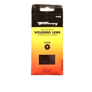 Forney #57009 Replacement Welding Lens; Shade 9; 4-1/4" x 2"; NIP